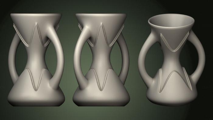 Vases (VZ_0422) 3D model for CNC machine